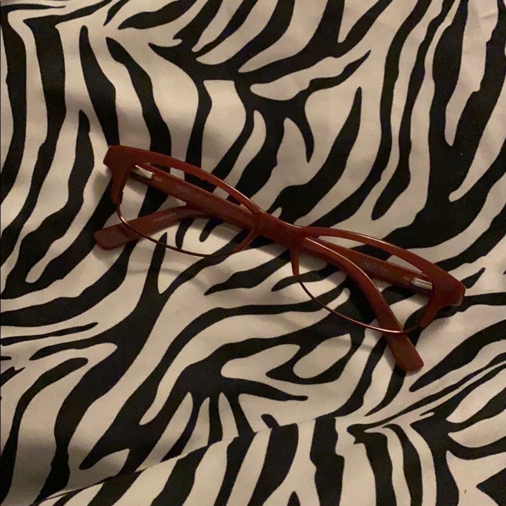 Calvin Klein burgundy frames